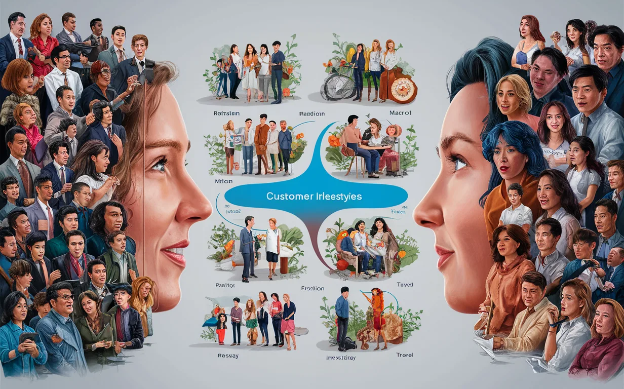 Detailed visual representation of influencer marketing platform customers, showing brands and marketing agencies connected to different influencer tiers across key lifestyle industries.