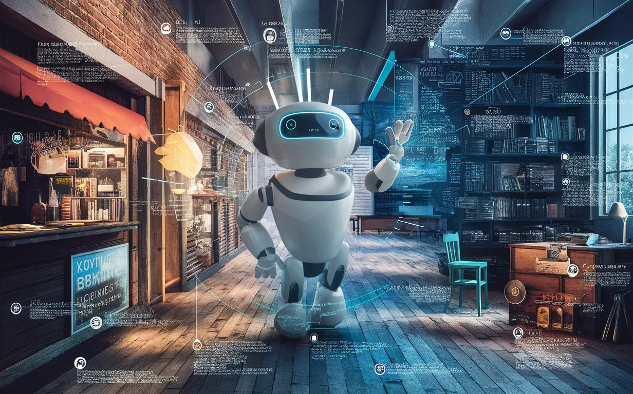 Various businesses such as e-commerce, corporate, educational, and small enterprises connected by AI chatbot technology improving customer support and operational efficiency.